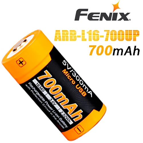 Batteries Fenix 16340 Battery ARB-L18-700UP | Fenix Distributor 3 Batteries Fenix 16340 Battery ARB-L18-700UP | Fenix Distributor