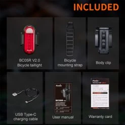 Cycling Flashlights And Headlamps Fenix BC05R V2.0 Bike Light | 15 Lumens -Cheap Brightguy Store Fenix BC05R V2 Bike Light 8 600x600 1