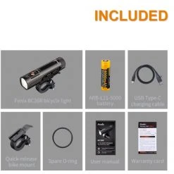 Cycling Flashlights And Headlamps Fenix BC26R Rechargeable Bike Light | 1600 Lumens -Cheap Brightguy Store Fenix BC26R Rechargeable Bike Light 8 600x600 1