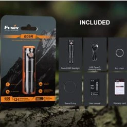 Boating Flashlights Fenix E09R EDC Rechargeable Flashlight | 600 Lumens | Fenix Distributor -Cheap Brightguy Store Fenix E09R EDC Rechargeable Flashlight 4 600x600 1