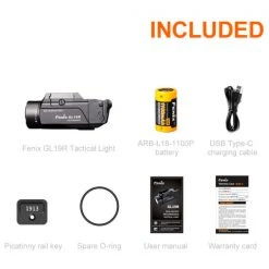 Fenix GL19R Rechargeable Weapon Light | 1200 Lumens -Cheap Brightguy Store Fenix GL19R Rechargeable Weapon Light 4 600x600 1