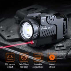 Fenix GL22 Rechargeable Weapon Light With Red Laser | 750 Lumens -Cheap Brightguy Store Fenix GL22 Rechargeable Weapon Light with Red Laser 7 600x600 1