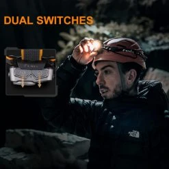 Automotive Repair Flashlights Fenix HP16R HIgh Performance Rechargeable Headlamp | 1700 Lumens -Cheap Brightguy Store Fenix HP16R HIgh Performance Rechargeable Headlamp 5 600x600 1