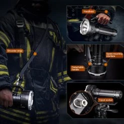 Flashlights Fenix LR80R Handheld Search Light | 18,000 Lumens -Cheap Brightguy Store Fenix LR80R Handheld Search Light 8 600x600 1