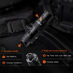 Dog Walking Fenix PD25R Rechargeable Flashlight | Authorized Distributor -Cheap Brightguy Store Fenix PD25R Rechargeable Flashlight 7 600x600 1