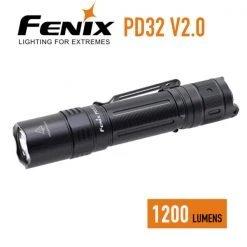 Boating Flashlights Fenix PD32 V2 Compact Flashlight | 1200 Lumens | Fenix Distributor