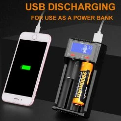 Accessories Fenix Two Bay Smart Battery Charger, ARE-D2 | Fenix Distributor -Cheap Brightguy Store Fenix Two Bay Smart Battery Charger 2