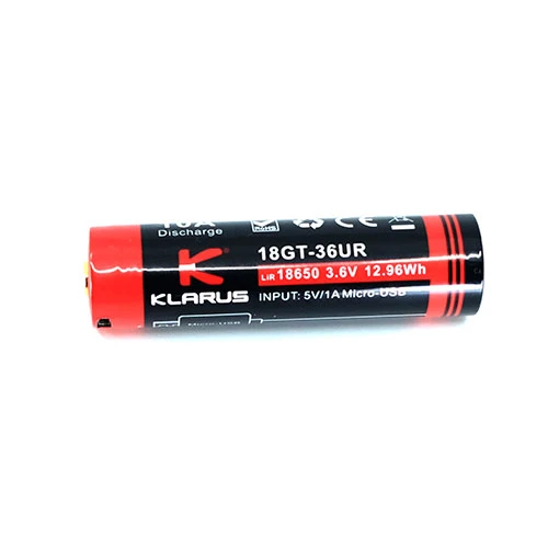 Batteries Klarus USB Battery 18GT-36UR | Authorized Distributor 3 Batteries Klarus USB Battery 18GT-36UR | Authorized Distributor