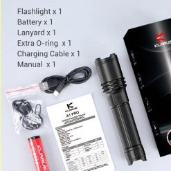 Boating Flashlights Klarus A1 Pro USB-C Rechargeable Flashlight | Authorized Distributor -Cheap Brightguy Store Klarus A1 Pro USB C Rechargeable Flashlight 6 600x600 1