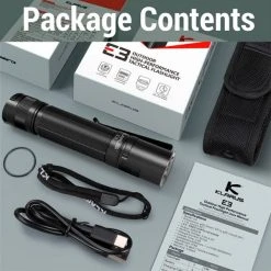 Boating Flashlights Klarus E3 High Performance Flashlight | 2200 Lumens -Cheap Brightguy Store Klarus E3 High Performance Flashlight 8 600x600 1