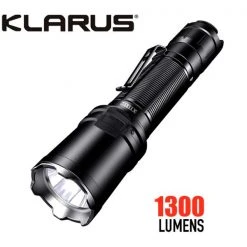 Boating Flashlights Klarus XT11R Compact Tactical Flashlight | 1300 Lumens