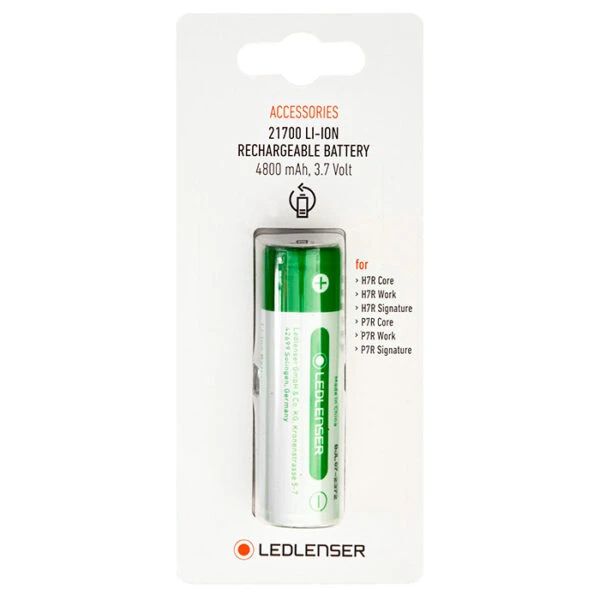 Batteries LEDLenser 21700 Lithium Ion Rechargeable Battery | 880603 4 Batteries LEDLenser 21700 Lithium Ion Rechargeable Battery | 880603 - Image 2