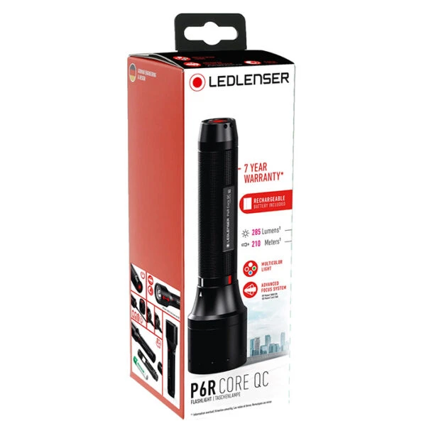 Automotive Repair Flashlights LEDLenser P6R CORE QC 4 Color Flashlight | Authorized Distributor 6 Automotive Repair Flashlights LEDLenser P6R CORE QC 4 Color Flashlight | Authorized Distributor - Image 4