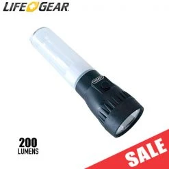 Boating Flashlights Life Gear® Ar-Tech Flashlight + Lantern | 200 Lumens