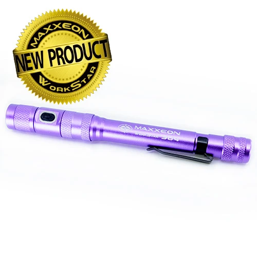 Automotive Repair Flashlights Maxxeon WorkStar® 364 UV Penlight | USB Rechargeable | 395nm 3 Automotive Repair Flashlights Maxxeon WorkStar® 364 UV Penlight | USB Rechargeable | 395nm