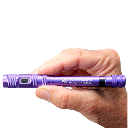 Automotive Repair Flashlights Maxxeon WorkStar® 364 UV Penlight | USB Rechargeable | 395nm 4 Automotive Repair Flashlights Maxxeon WorkStar® 364 UV Penlight | USB Rechargeable | 395nm - Image 2