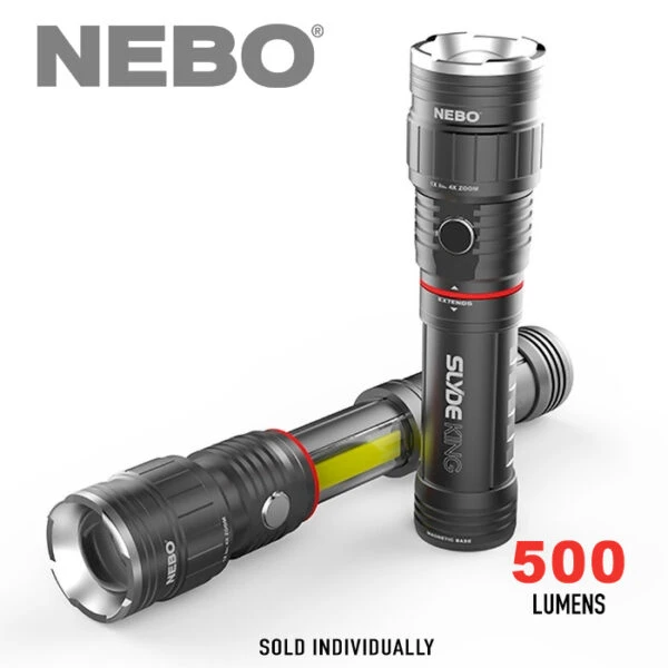 Automotive Repair Flashlights NEBO SLYDE KING Rechargeable Work Light | 2nd Gen | 500 Lumens 3 Automotive Repair Flashlights NEBO SLYDE KING Rechargeable Work Light | 2nd Gen | 500 Lumens