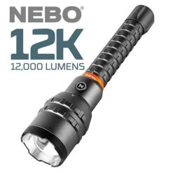 Bright Flashlights NEBO 12K Rechargeable Flashlight | 12,000 Lumens