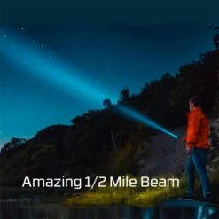 Camping Nebo Luxtreme Rechargeable Flashlight | Half Mile Beam -Cheap Brightguy Store Nebo Luxtreme Rechargeable Flashlight 5 600x600 1