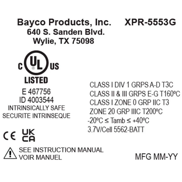 Fire Nightstick Intrinsically Safe USB Headlamp XPR-5553G | 250 Lumens 5 Fire Nightstick Intrinsically Safe USB Headlamp XPR-5553G | 250 Lumens - Image 3