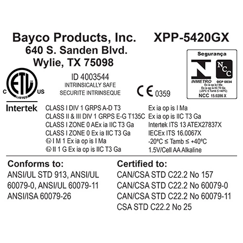 Fire Nightstick XPP5420GX Intrinsically Safe Flashlight | 210 Lumens 5 Fire Nightstick XPP5420GX Intrinsically Safe Flashlight | 210 Lumens - Image 3