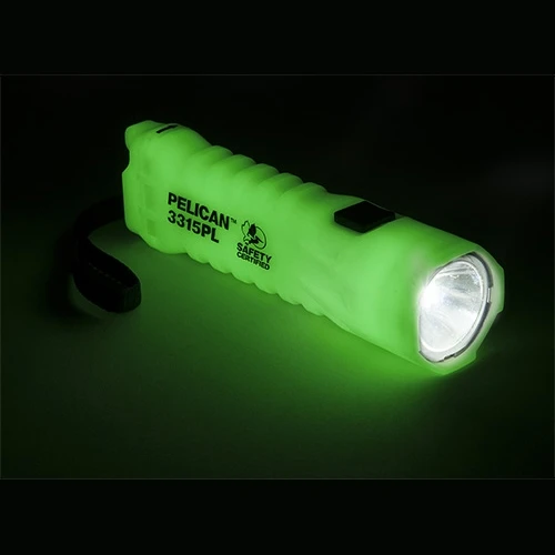 Automotive Repair Flashlights Pelican 3315PL Glow-in-the-Dark Flashlight | Industrial Flashlight 4 Automotive Repair Flashlights Pelican 3315PL Glow-in-the-Dark Flashlight | Industrial Flashlight - Image 2