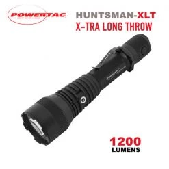 Boating Flashlights Powertac Huntsman XLT Extra Long Throw Flashlight | 1,000 Meters