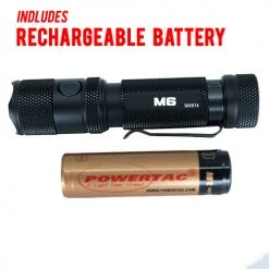 Automotive Repair Flashlights Powertac M6 Rechargeable Flashlight With Magnetic Base | 1300 Lumens -Cheap Brightguy Store Powertac M6 Rechargeable Flashlight with Magnetic Base 7