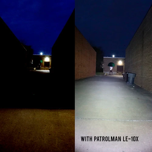 Bright Flashlights Powertac Patrolman LE-10X® Search Flashlight | 4200 Lumens 4 Bright Flashlights Powertac Patrolman LE-10X® Search Flashlight | 4200 Lumens - Image 2