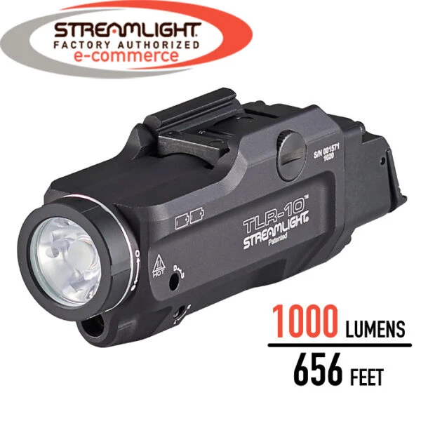 Flashlights Streamlight TLR-10 Low Profile Tactical Weapon Light | 1,000 Lumens 3 Flashlights Streamlight TLR-10 Low Profile Tactical Weapon Light | 1,000 Lumens