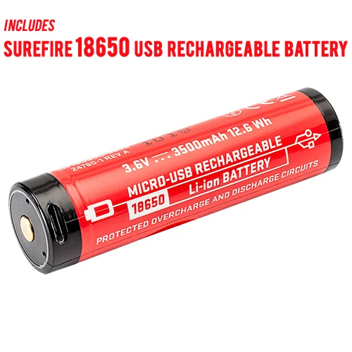 Boating Flashlights Surefire Fury Dual Fuel IntelliBeam™ Flashlight | 1,500 Lumens | Rechargeable 4 Boating Flashlights Surefire Fury Dual Fuel IntelliBeam™ Flashlight | 1,500 Lumens | Rechargeable - Image 2