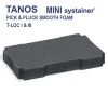 T-Loc TANOS Mini Systainer® Pick & Pluck Smooth Base Foam | 80101376 -Cheap Brightguy Store TANOS Mini systainer Pick and Pluck Smooth Foam